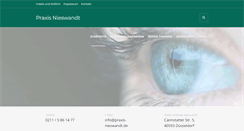 Desktop Screenshot of praxis-nieswandt.de