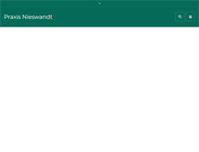 Tablet Screenshot of praxis-nieswandt.de